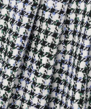 TOCCA 【百田夏菜子さん着用】【消臭】FROSTED CHECK TWEED ドレス ライトグリーン系