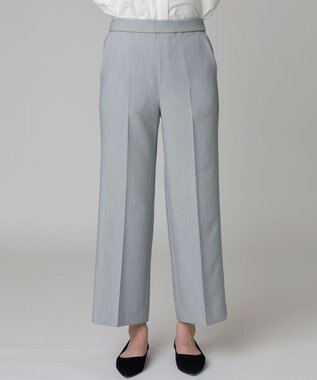 UNFILO L イージーパンツ ストレート ライトグレー系