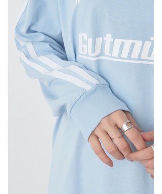 earth music&ecology フットボールＴＥＥ Light Blue