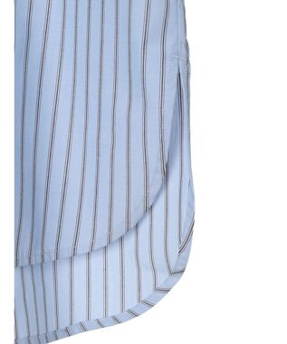 Green Parks 胸元ポケットイージーケアストライプシャツ Multi