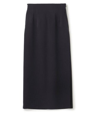 uncrave ウォッシャブルウールライクツイル Iラインスカート