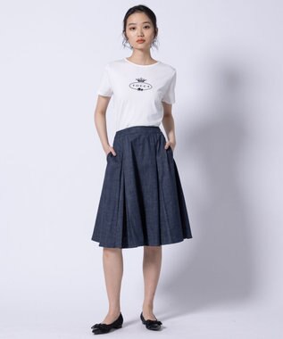 TOCCA HALLMARK FLOCKY LOGO TEE Tシャツ アイボリー系