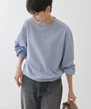 AMERICAN HOLIC ラメ裏毛プルオーバー Blue