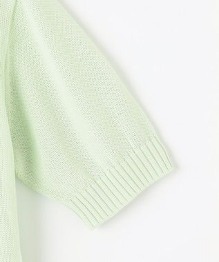 #Newans 〈花乃まりあさんコラボ〉コットンコードカーディガン ライトグリーン