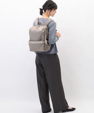 ACE BAGS & LUGGAGE W&.Day/Night リッカ2 スクエアリュック A4サイズ 14.0インチPC収納 19152 ダブルアンドデイナイト スモーキーピンク