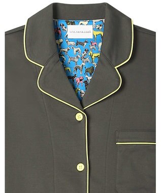 une nana cool 【綿100％】シルケットスムースパジャマ　MADE WITH LIBERTY FABRIC OV