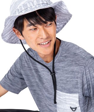 JOSEPH ABBOUD MOUNTAIN クールスキンガード Tシャツ ライトグレー系