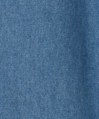 ANY KIDS スカラップ×刺繍デニムパンツ ブルー