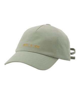 MOONBAT ポール & ジョー (PAUL & JOE ACCESSOIRES) ロゴ刺繍 リボン キャップ カーキー