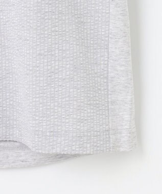 JOSEPH ABBOUD 【キングサイズ・オリジナルオーガニックコットン使用】JOE COTTONサッカー Vネック Tシャツ ライトグレー系7