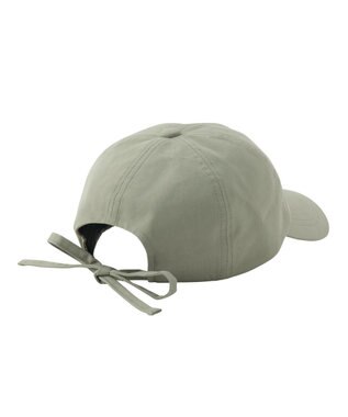 MOONBAT ポール & ジョー (PAUL & JOE ACCESSOIRES) ロゴ刺繍 リボン キャップ カーキー