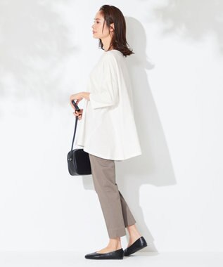 ANY 【洗える】テントライン カットソー アイボリー系