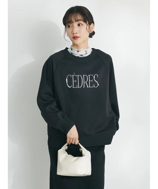 CRAFT STANDARD BOUTIQUE 軽量ボンディングパールロゴプルオーバー Black