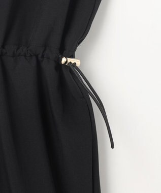 ANY SIS 【撥水・UVカット・洗える】ラッシュガードシリーズ ショートサロペット ブラック