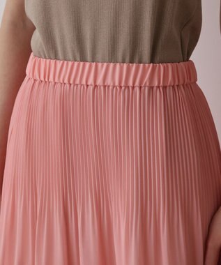 GRACE CONTINENTAL イレギュラープリーツスカート ピンク
