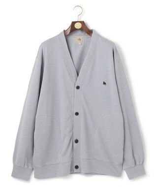 J.PRESS MEN 【KING SIZE】バックブル スウェットカーディガン ライトグレー系