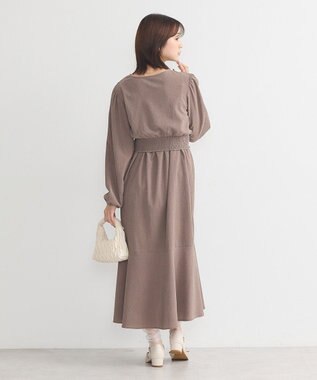 earth music&ecology ＳＥＴ２点カシュクールプルオーバー＋キャミワンピース Mocha