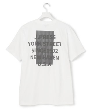 J.PRESS YORK STREET 【UNISEX】グラフィックTシャツ ホワイト系