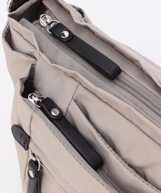 LA BAGAGERIE 【MONICA】ラウンドショルダーバッグ ライトグレー