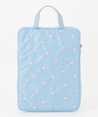 ANY KIDS 刺繍PC・タブレットケース サックスブルー×ユニコーン