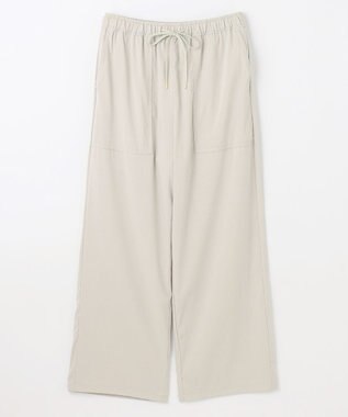 ANY 【新色追加/洗濯機可/ウエストゴム/接触冷感/UVケア/6色展開】清涼リラックスパンツ グレージュ