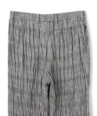 JOSEPH HOMME 【HIGH GRADE LINE】マックスプリーツワッシャー　ドロスト付ワイドパンツ / WAVE ライトグレー系4