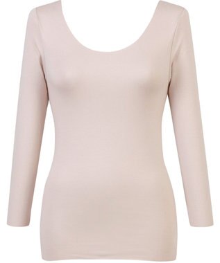 Wing あったかインナー 綿100％(肌側) アウターにひびきにくい ムレにくい 【綿の贅沢 ここちフラット】 8分袖 長袖 秋 冬 EL4872 ウイング／ワコール