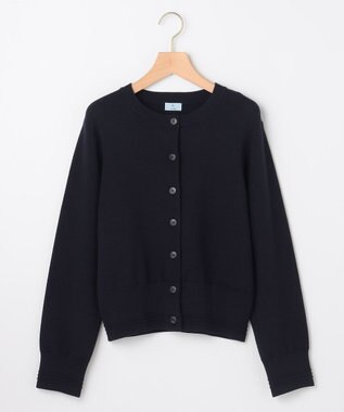 組曲 S 【加藤ローサさん着用】スムースストレッチジャケット カーディガン ネイビー系