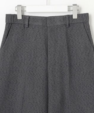 自由区 ブライトリングツイードクロップド パンツ スレート