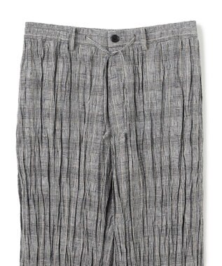 JOSEPH HOMME 【HIGH GRADE LINE】マックスプリーツワッシャー　ドロスト付ワイドパンツ / WAVE ライトグレー系4
