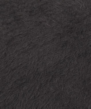 WEGO シャギーニットプルオーバー ブラック中濃色