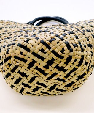 Tiaclasse シーグラスチェックバッグ ベージュ