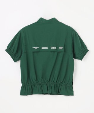 PW CIRCULUS 【WOMEN】ギャザリングシャツ ゴルフウェア レディース グリーン系