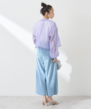 earth music&ecology シアーシャツブルゾン Lavender