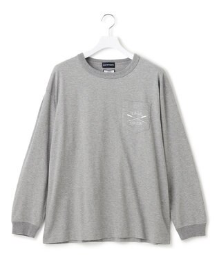 J.PRESS YORK STREET 【UNISEX】YALEポケットTEEシャツ ライトグレー系