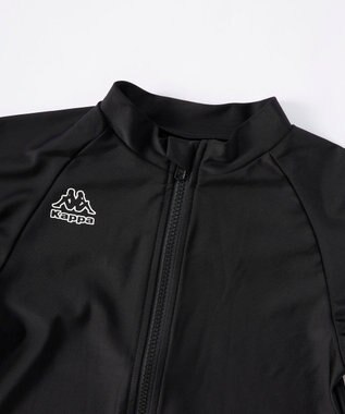 OP／FILA 【Kappa】長袖ZIPラッシュガード ブラック