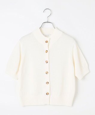 #Newans 〈花乃まりあさんコラボ〉コットンコードカーディガン ホワイト