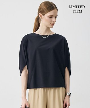 ICB L 【WEB限定】ストレッチツイルジャージー ドルマンスリーブカットソー