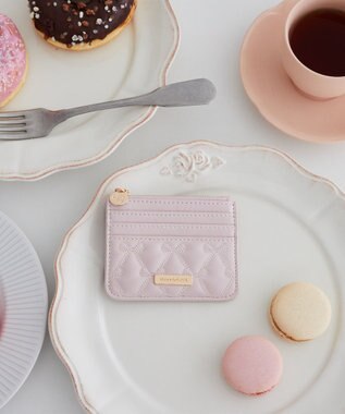 Maison de FLEUR リボンキルティングフラグメントケース Pink