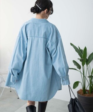 WEGO デニムBIGシャツ デニム淡色