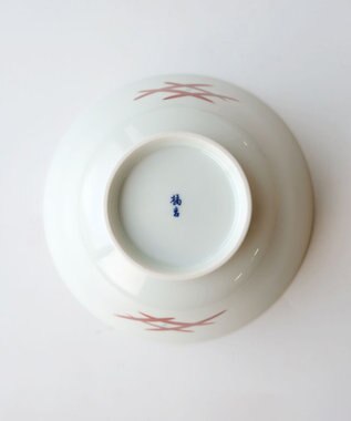 たち吉 【たち吉】おてがる丼赤絵かぶら〈１個〉波佐見焼 ホワイト×レッド