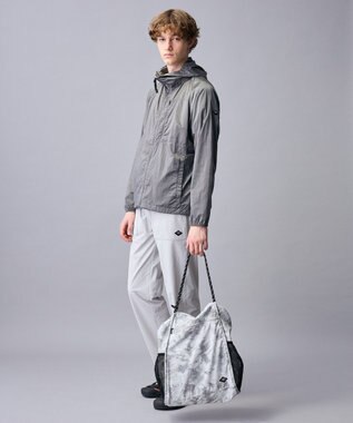 JOSEPH ABBOUD MOUNTAIN 【軽量/ECO撥水/ポケッタブル】エンボスプリント トートバッグ ライトグレー系5