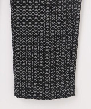 23区GOLF 【MEN】裏起毛ジャージーパンツ ストレッチ モノグラム 上品スタイル ブラック系5