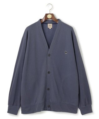 J.PRESS MEN 【KING SIZE】バックブル スウェットカーディガン ブルー系