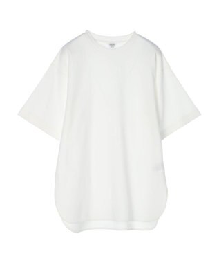 AMERICAN HOLIC 抗菌防臭＋ＵＶカット裾ラウンドカットチュニック Off White