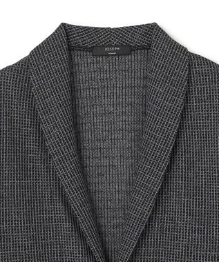 JOSEPH HOMME 新素材【洗える/清涼感】メランジクロスジャージー　カットソージャケット ブラック系