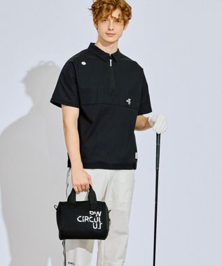 PW CIRCULUS 【UNISEX】PW ロゴ ボストンカートバッグ ゴルフ ブラック系