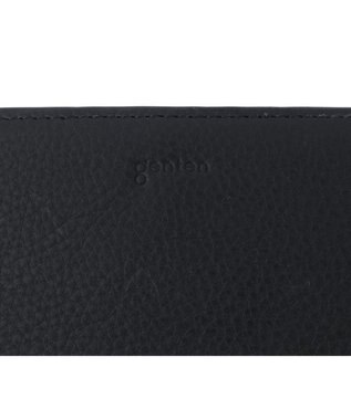 genten ミネルヴァ2 二つ折り財布内Lファスナー ネイビー