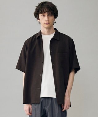 UNFILO MENS リネンライク シャツ