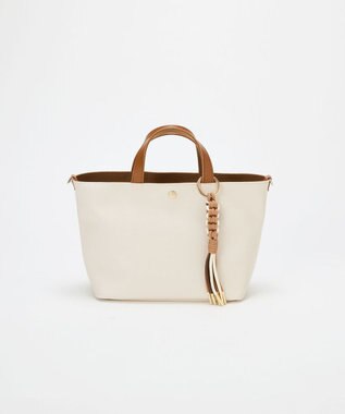 TOPKAPI 【Breath TOPKAPI】RIPPLE リプル コードチャーム付き 2way トートバッグ オフ